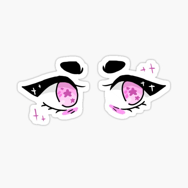 Anime Eyes Stickers Redbubble