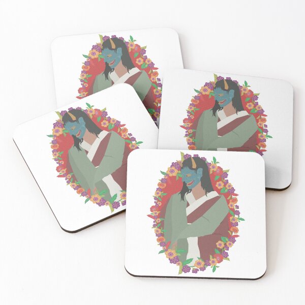 Item preview, Hannya Lady with Flower Garland designed and sold by MythoCulture.
