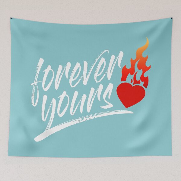 Item preview, Simple and Romantic Forever Yours Valentine Quote designed and sold by Hommie9977.