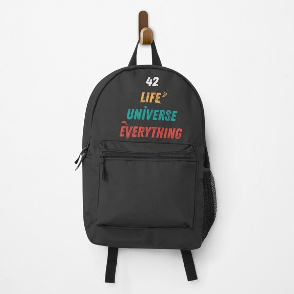 Item preview, Funny 42 Is the Answer Life The Universe Everything Scifi Text Design designed and sold by HighBrowTees.