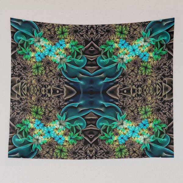 Item preview, Aquamarine Floral designed and sold by RitaMaye.