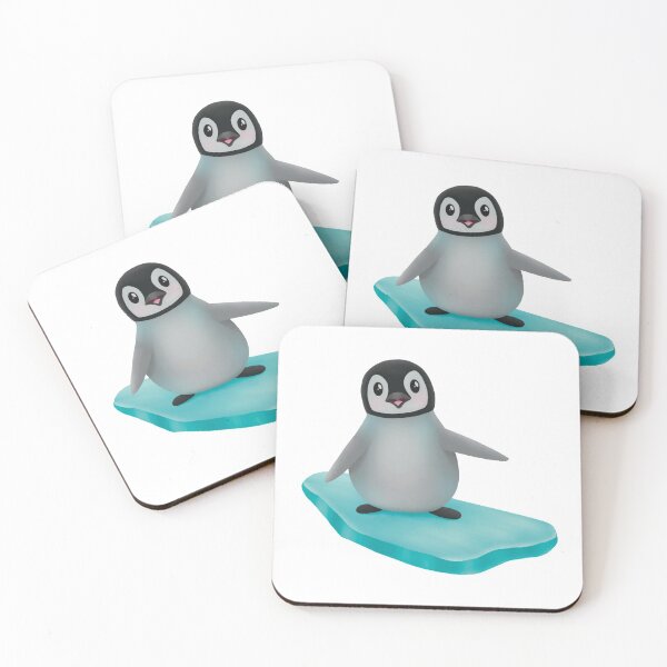 Item preview, Ice penguin surfer designed and sold by Nadalo.