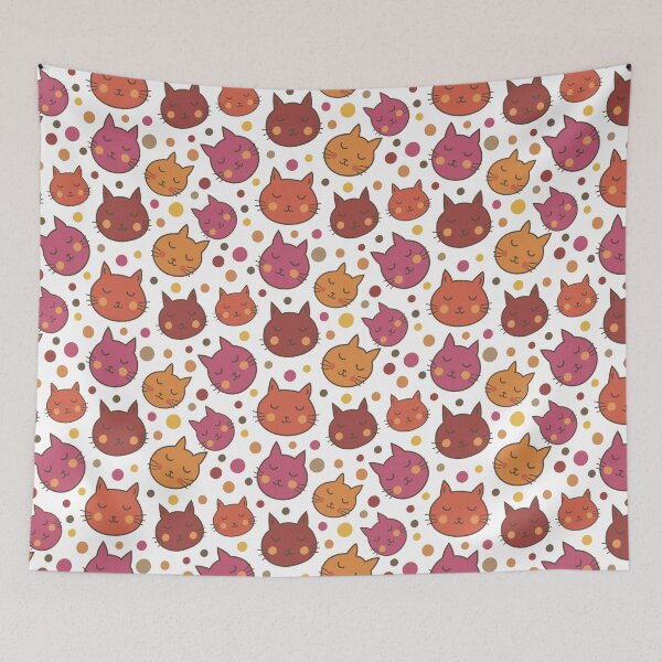 Item preview, Cat heads pattern designed and sold by Kate-shop.