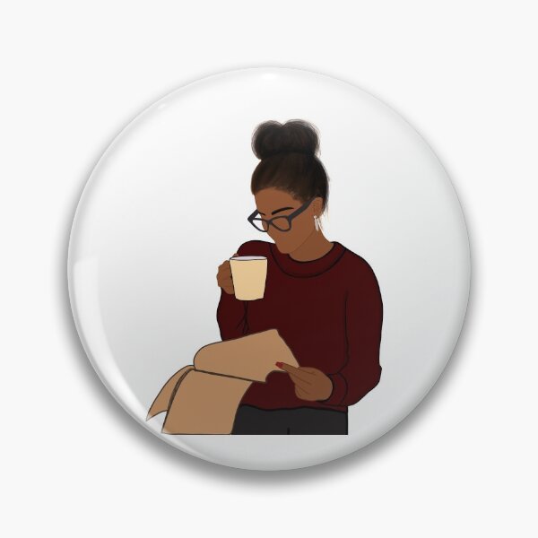 Item preview, Girl reading with coffee  designed and sold by fevenyoh.