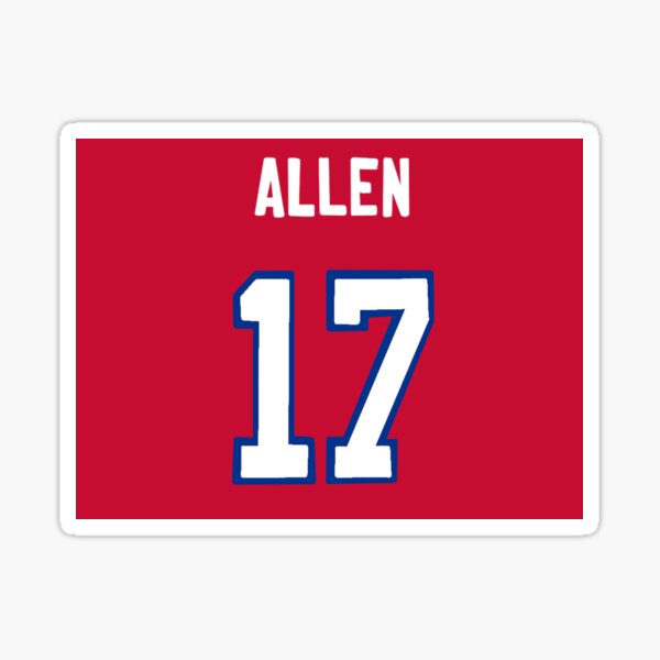 Josh Allen Sticker for Sale by condog313