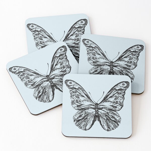 Item preview, Delicate Butterfly Trace- Blue Edition designed and sold by Megan-Alice.