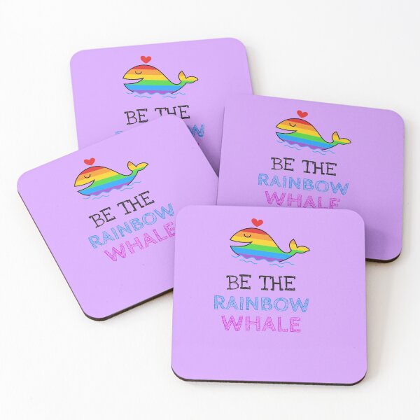 Item preview, Be The Rainbow Whale designed and sold by SportyDogShop.