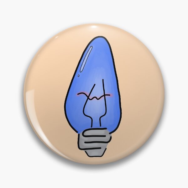 Item preview, Blue Lightbulb designed and sold by youbetyourcass.