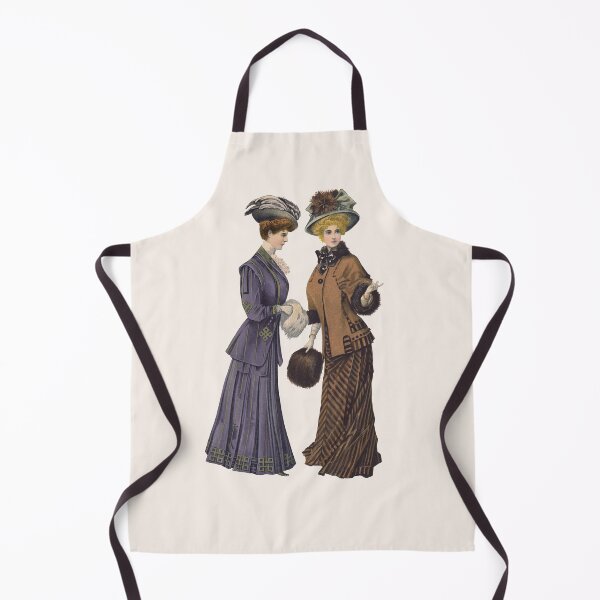 Item preview, Señoras de estilo eduardiano vistiendo bonitos trajes para caminar con grandes sombreros designed and sold by Fashion through the ages.
