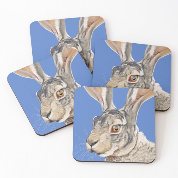 Item preview, Scrub Hare Portrait designed and sold by MelHillery.