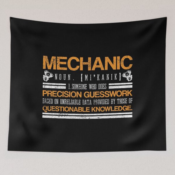 Item preview, Mechanic Questionable Knowledge Garage Shift Tracks Race Car Fix Repair Cars Rims Speed Ride Wheel Race Fuel Travel designed and sold by shirti.