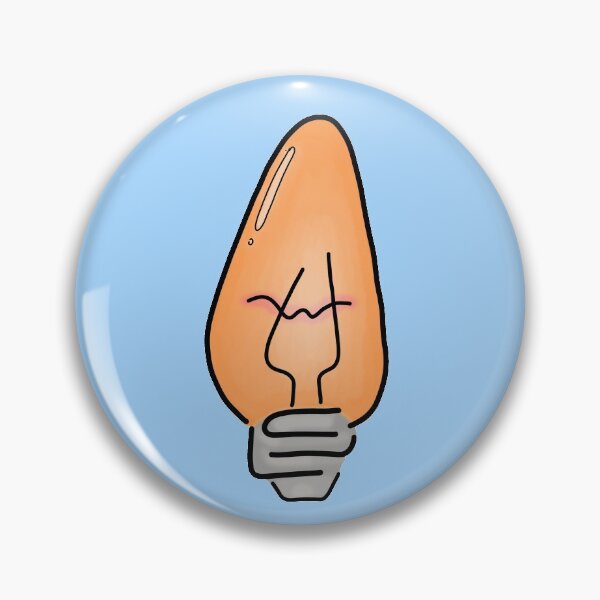 Item preview, Orange Lightbulb designed and sold by youbetyourcass.