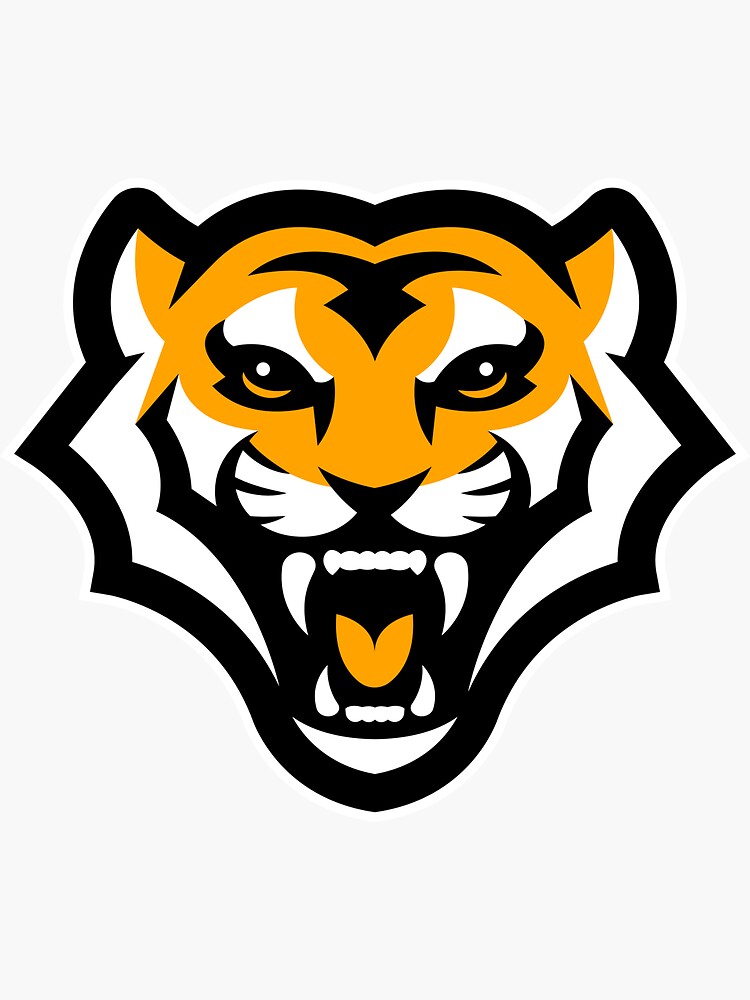 Tiger Sports Mascot Logo Illustration Sticker for Sale by EastThirdStudio