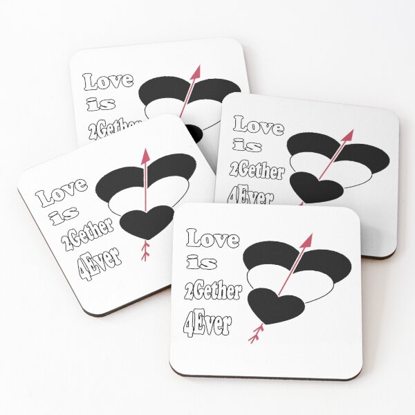 Item preview, Cupid Icon Arrow Love is Together Forever Valentines Day Love is Kind Black White Hearts designed and sold by NadeenInspires.