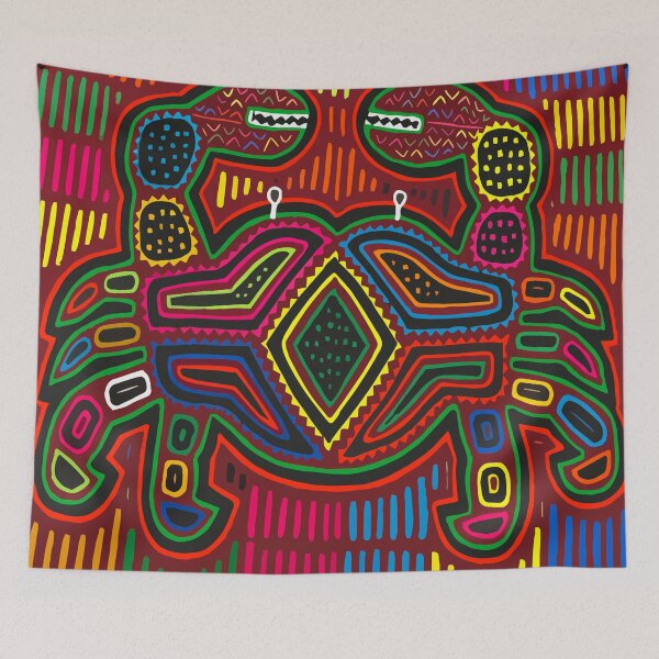 Item preview, Kuna Mola Design crab designed and sold by ejverf.