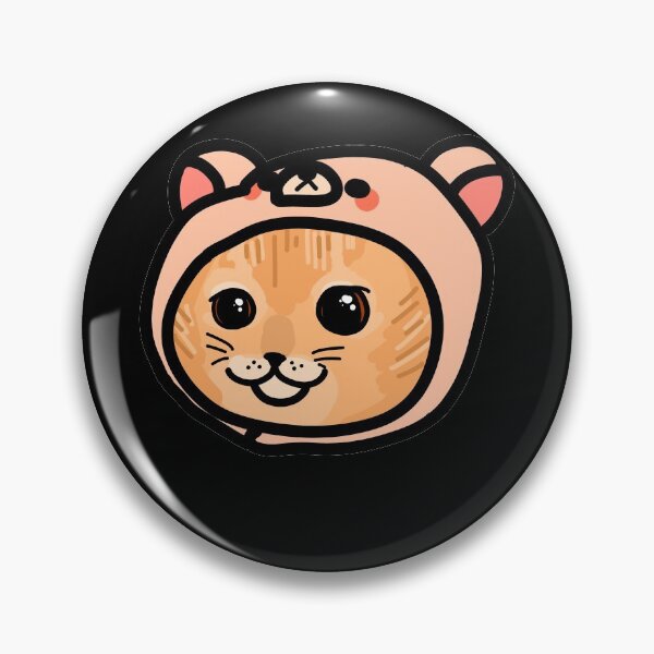 Item preview, Kawaii baby cat - with a bear hat designed and sold by GLwithUs.