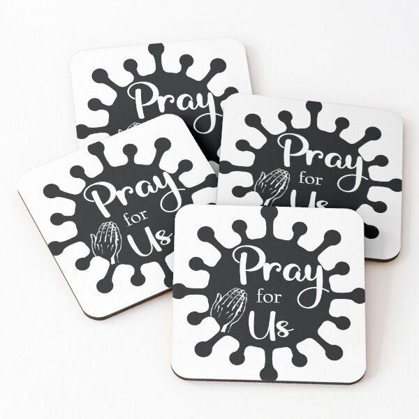 Item preview, Pray for Us-Covid-19 Pandemic Design designed and sold by JamSafariArt.
