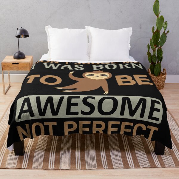 Item preview, Don't Judge Me, I was Born to be Awesome, not Perfect designed and sold by Mande Arts.
