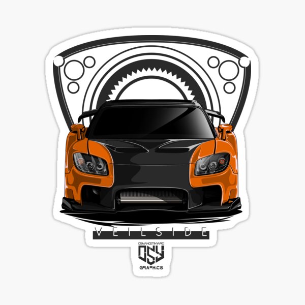 Han's rx7 tokyo drift - Han - Sticker