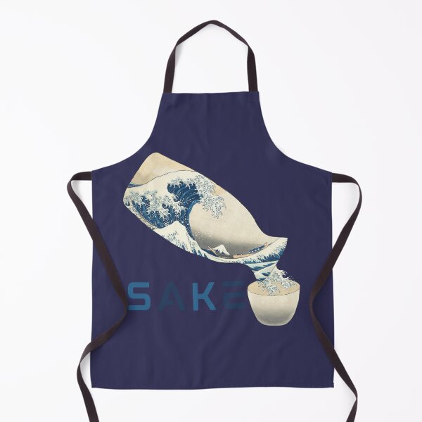 Item preview, Sake japanese great wave kanawaga designed and sold by ArtisanAaron.