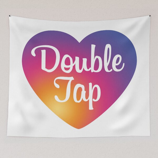Item preview, "Double Tap That!" A tribute to Instagram-Lovers designed and sold by CoralReefZA.