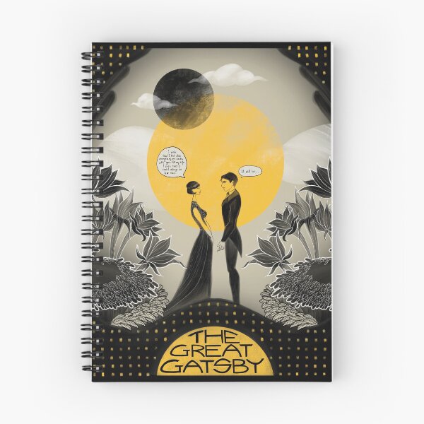 Item preview, The Great Gatsby Literary Art designed and sold by litrafabris.