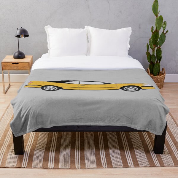 Item preview, Yellow Saab 900 SE Convertible Classic Car designed and sold by RedBubbleBath.