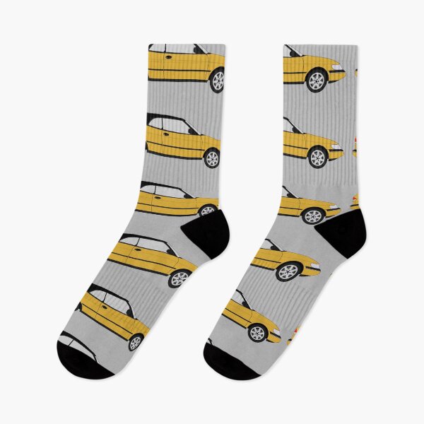 Item preview, Yellow Saab 900 SE Convertible Classic Car designed and sold by RedBubbleBath.