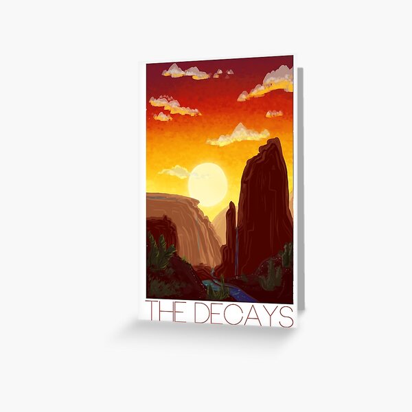 Delphi - The Decays Greeting Card