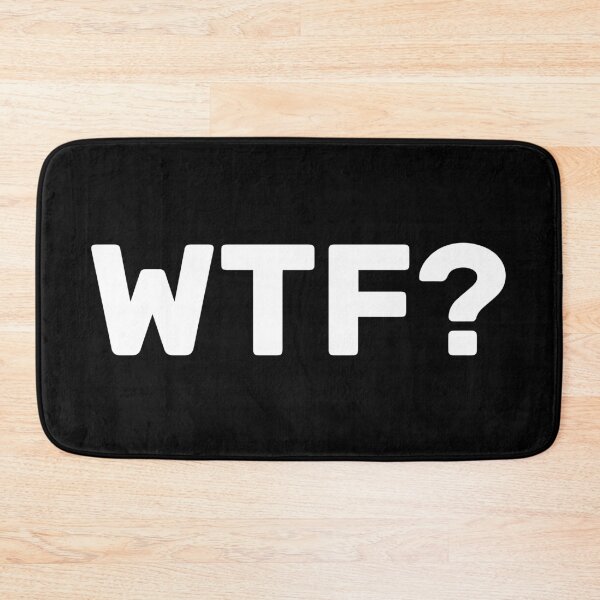 Item preview, WTF? designed and sold by SarcasticWords.