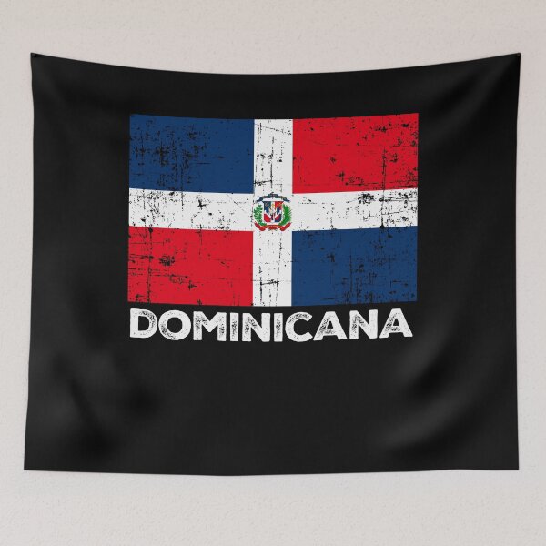 Item preview, Dominicana Dominican Republic Flag designed and sold by Rustic Valley Studio.