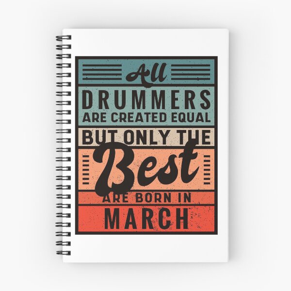 Item preview, The Best Drummers Are Born In March designed and sold by infleims.
