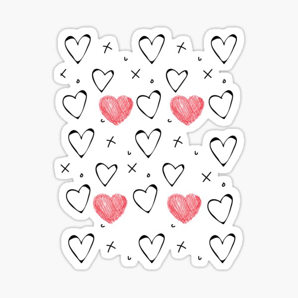 Cross My Heart Sticker