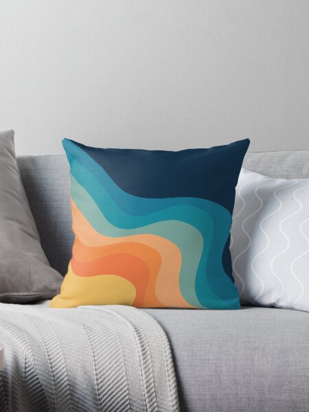 Vista previa del artículo con la obra «Decoración de ondas estilo retro», diseñado y vendido por BattaAnastasia.