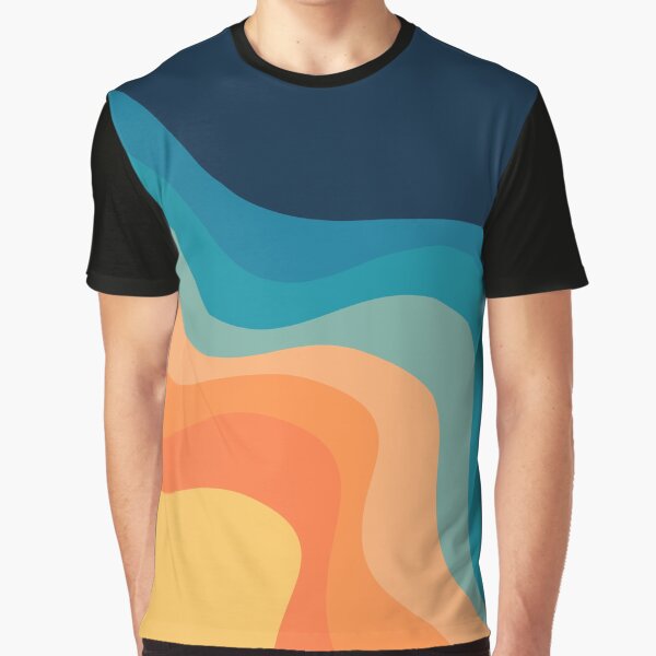 Aperçu de l'œuvre Décoration de vagues de style rétro créée et vendue par BattaAnastasia.