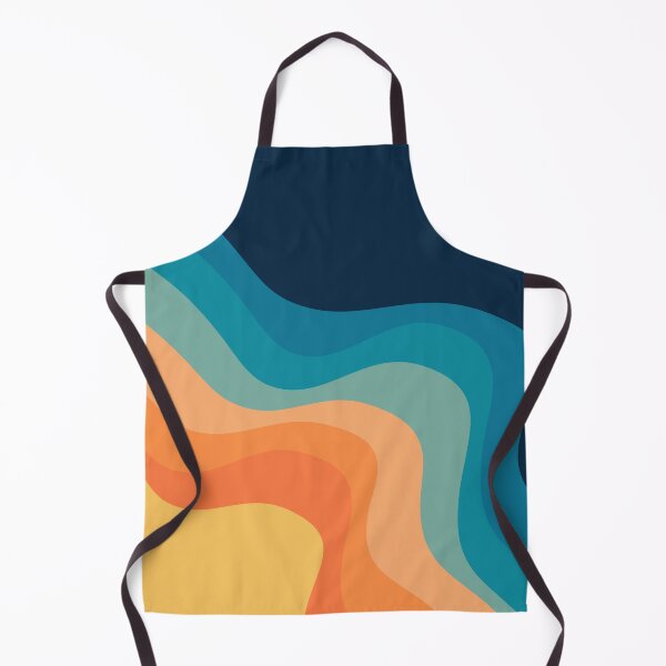 Item preview, Retro style waves decoration designed and sold by BattaAnastasia.