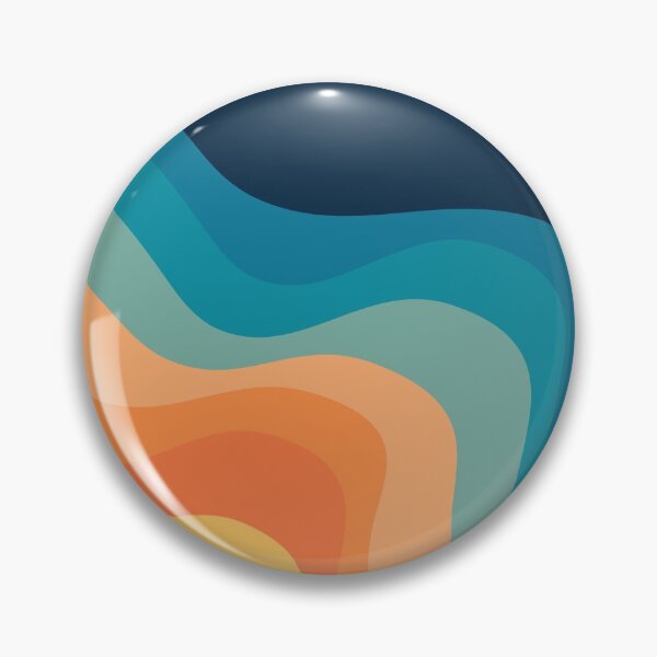 Item preview, Retro style waves decoration designed and sold by BattaAnastasia.