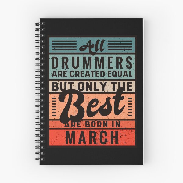 Item preview, The Best Drummers Are Born In March designed and sold by infleims.