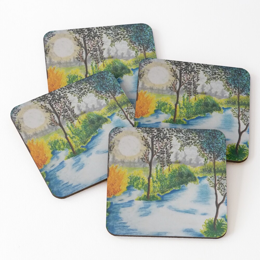 Item preview, Coasters (Set of 4) designed and sold by Nature Nblossom.