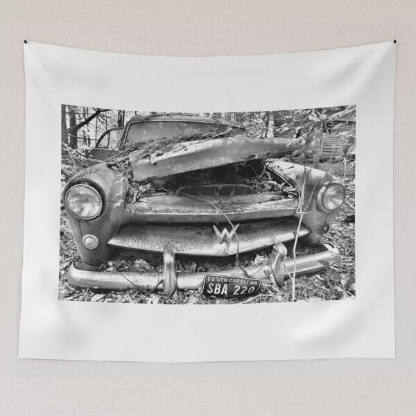 Item preview, The Front End Of A Willy's Aero Black And White designed and sold by LisaWootenPhoto.