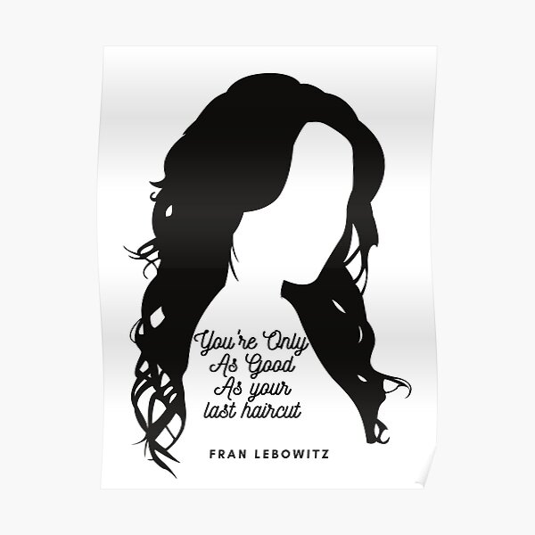 Poster Fran Lebowitz Redbubble