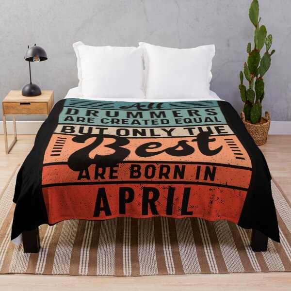 Item preview, The Best Drummers Are Born In April designed and sold by infleims.