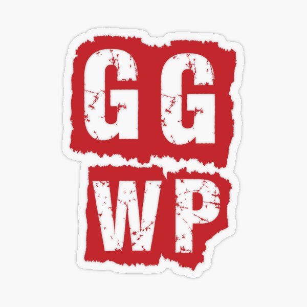 GG WP - League Of Legends - Sticker