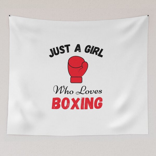 Item preview, Just a Girl Who Loves Boxing - Gift for Female Boxers designed and sold by thebreeze09.