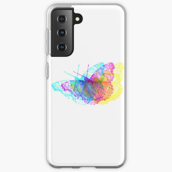Butterfly Colorful Meadow Samsung Galaxy Soft Case