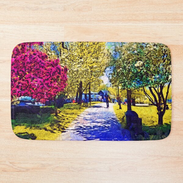 Item preview, New England Village Public Garden designed and sold by KirtTisdale.
