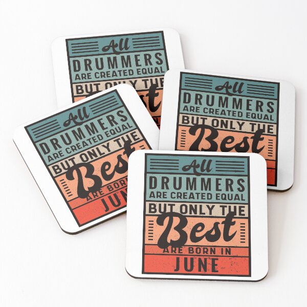 Item preview, The Best Drummers Are Born In June designed and sold by infleims.