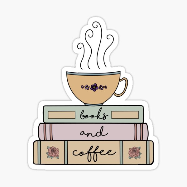 Item preview, Bücher und Kaffee designed and sold by TaraAnouk.