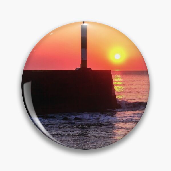 Item preview, Sunset Aberystwyth Harbour Lighthouse designed and sold by VnGphoto.