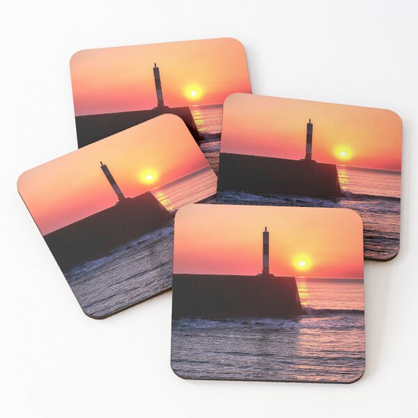 Item preview, Sunset Aberystwyth Harbour Lighthouse designed and sold by VnGphoto.